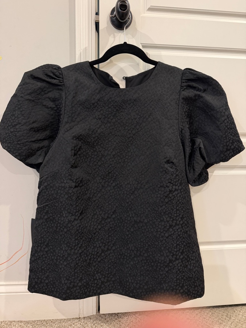 TUCKERNUCK Black Jacquard Lyla Blouse